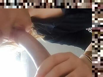 Teen sucked my dick with all the right hand movements