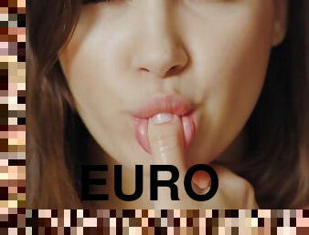 masturbation, babes, ados, européenne, euro, mignonne, belle, solo, brunette, érotique