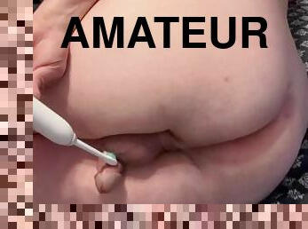 papa, masturbation, amateur, ejaculation-sur-le-corps, jouet, ejaculation, bout-a-bout, solo, boules, pappounet