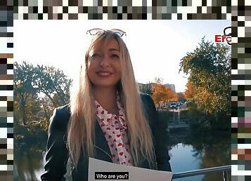 German blonde street hooker public pickup story