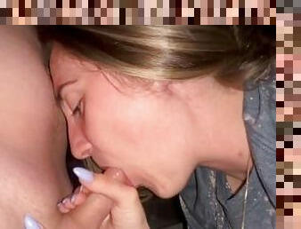 Amazing Blowjob and Face Fuck by Sis