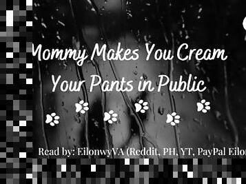 [F4M] Mommy Makes You Cream Your Pants [Good Boy] [Handjob] [Neck Kisses] [Almost Caught] [Risky]