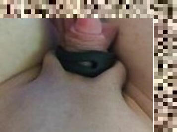 I'm glad I found a cock ring small enough for my bottom growth ????
