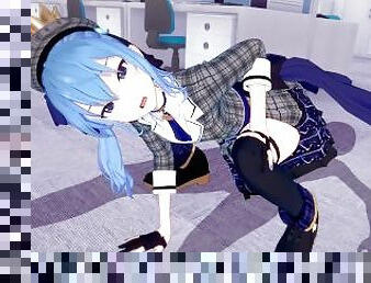 ?HOSHIMACHI SUISEI??HENTAI 3D??SHORT ONLY COWGIRL POSES??HOLOLIVE-JP?VTUBER?
