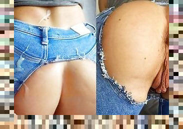 18 year old gets anal fucked in torn jeans FULL