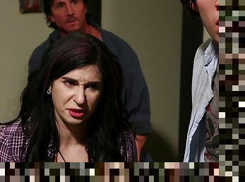 Joanna Angel gets double penetrate and loves every second of it