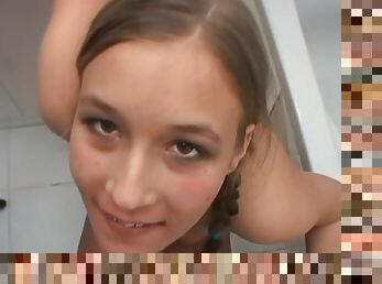 Wet wishes of sexy teen Misty Mild come true