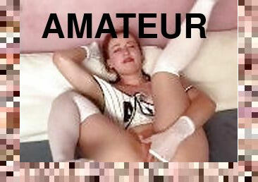 masturbation, chatte-pussy, giclée, amateur, ados, maison, pieds, rousse, américaine, fétiche