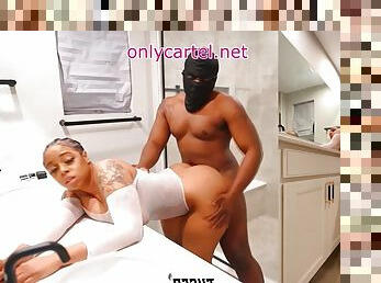 THICK BLACK FUCKED IN POV