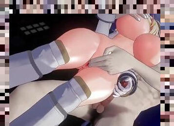 duże-cycki, potwór, walenie-konia, całowanie, anime, hentai, 3d, cycuszki, ostre