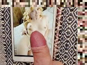 Hot Blonde Pornstar Lexi Lore Cum Tribute