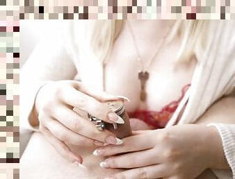 Chastity April - I made my Chastity Slave a new 'dick' so we can break his mind!
