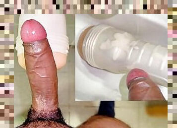 Fleshlight makes my Big Dick EXPLODE with Cum!