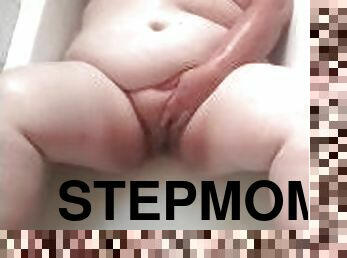 Stepmom get naughty stepson in bathtub and footjob in bath untill he cum- onlyfans exclusive 11