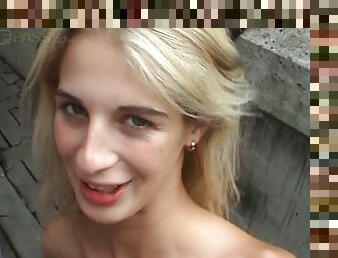 Amateur Public Sex Video with a Slutty Blonde Bimbo