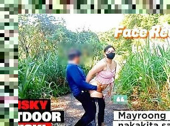 Risky outdoor sex, Pinay viral video quick fuck sa labas, may nanonood pala sa amin