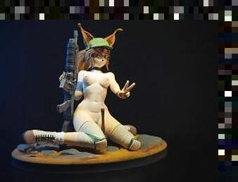 Fio Furry resine figure naked version