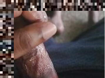 masturbation, amateur, ébène, énorme-bite, ados, massage, black, point-de-vue, solo, réalité