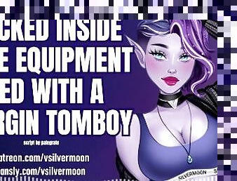 Locked in the Equipment Shed with a Virgin Bi-Curious Tomboy [Audio Porn] [ASMR Roleplay]