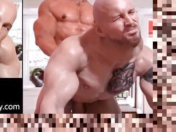 chorro-de-corrida, polla-enorme, interracial, gay, recopilación, hentai, 3d, musculada, gay-joven, polla