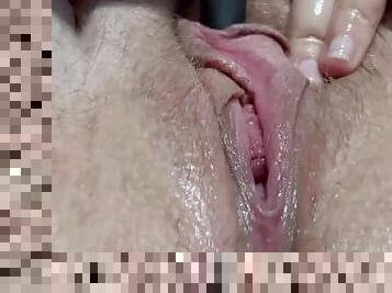 Chubby ftm squirts on dildo multiple times