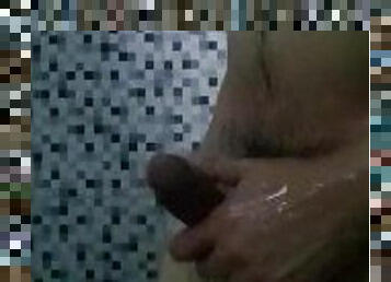 Handjob In The Shower While Waiting For The Step Sister!!!