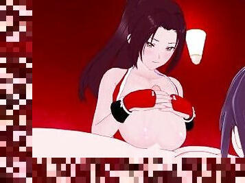 Mai Shiranui and I have intense sex at a love hotel. - Garou Densetsu 2 Hentai