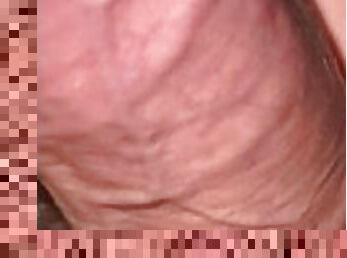 Extremely pumped veiny dick spilling out precum~ Ultra Closeups