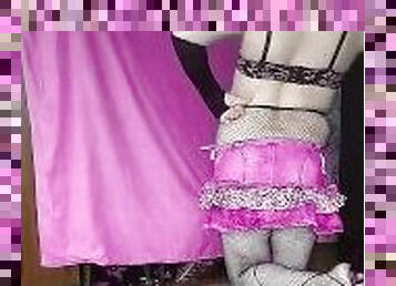 HOT COLLEGE GIRLY CHEERLEADER SISSY MAKES AN AMAZING SEXY PERFORMANCE FOR YOU MY LOVELIES AND HOPE