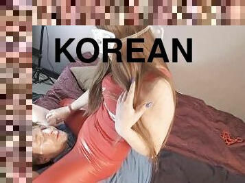 tumbukan, amateur, kaki, rambut-kuning, fetish, orang-korea, memalukan, dominasi, memukul