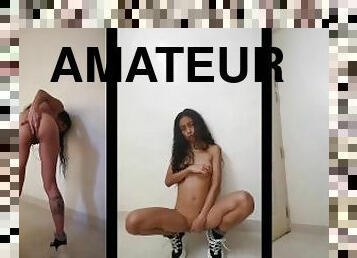 amatør, anal, cum, stram, petite, fetisj, gym, rumpehull, liten, pikk