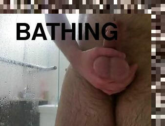 Ball squeezing and edging in shower (Part 1/4)