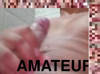 amateur, ejaculation-sur-le-corps, gay, solo, minet, bite