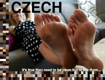 pieds, sale, point-de-vue, fétiche, tchèque, orteils