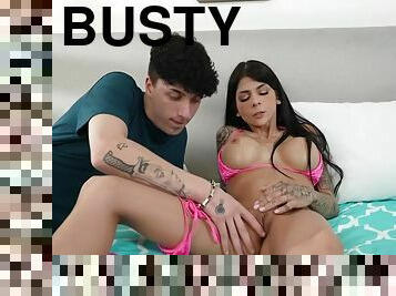 Busty Latina Needs More Than Fingers In Her - Sadie Pop
