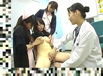 Asian Nurses Make Their Patient Squirt