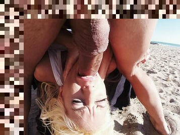 Cul, En plein air, Fellation, Milf, Plage, Butin, Culotte, Blonde, Webcam